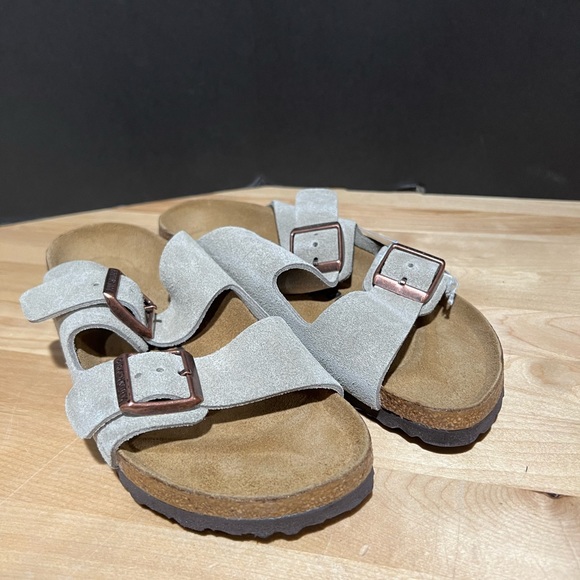 Birkenstock sandal size 35 suede NARROW - Picture 1 of 7